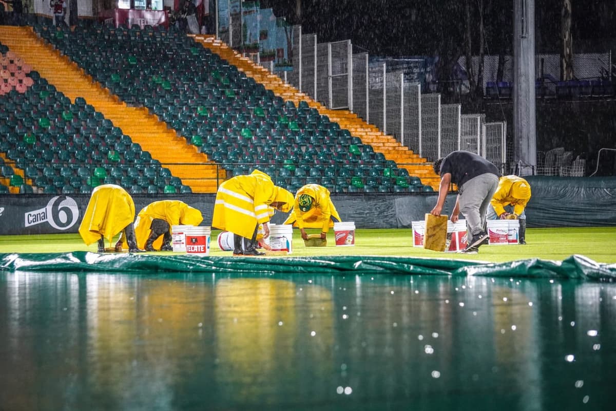Pospuesto por lluvia el juego en Puebla